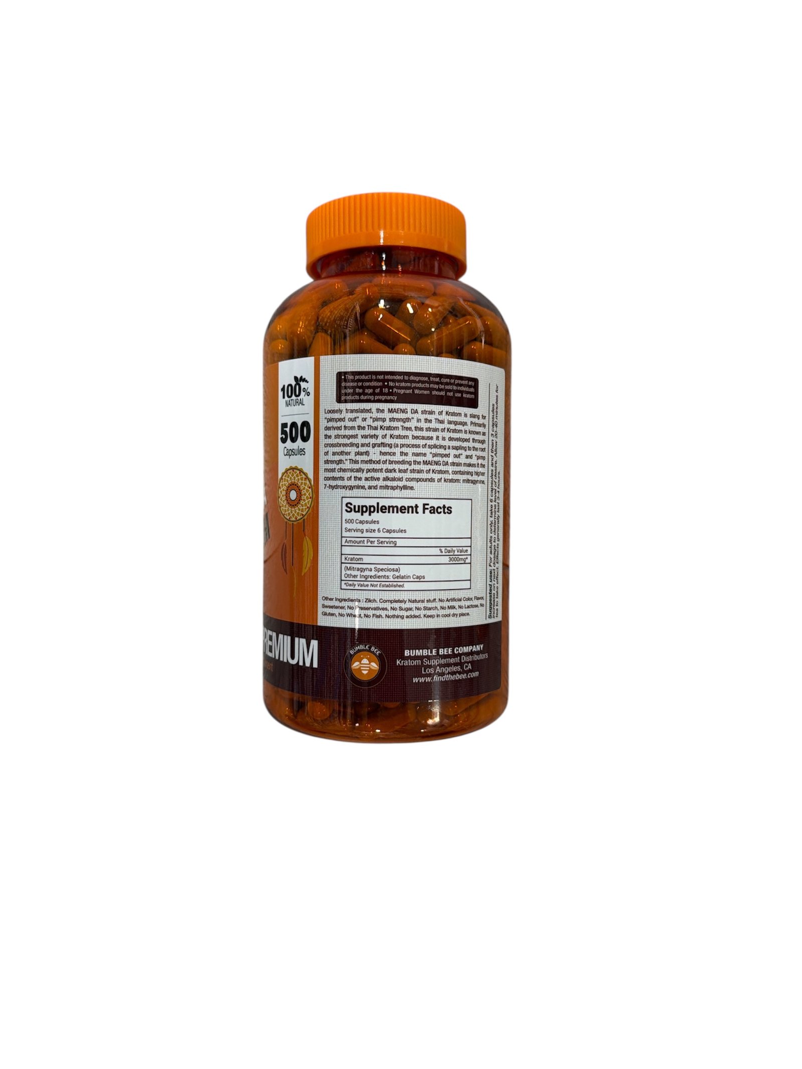 Bumble Bee Kratom Capsules Maengda Premium