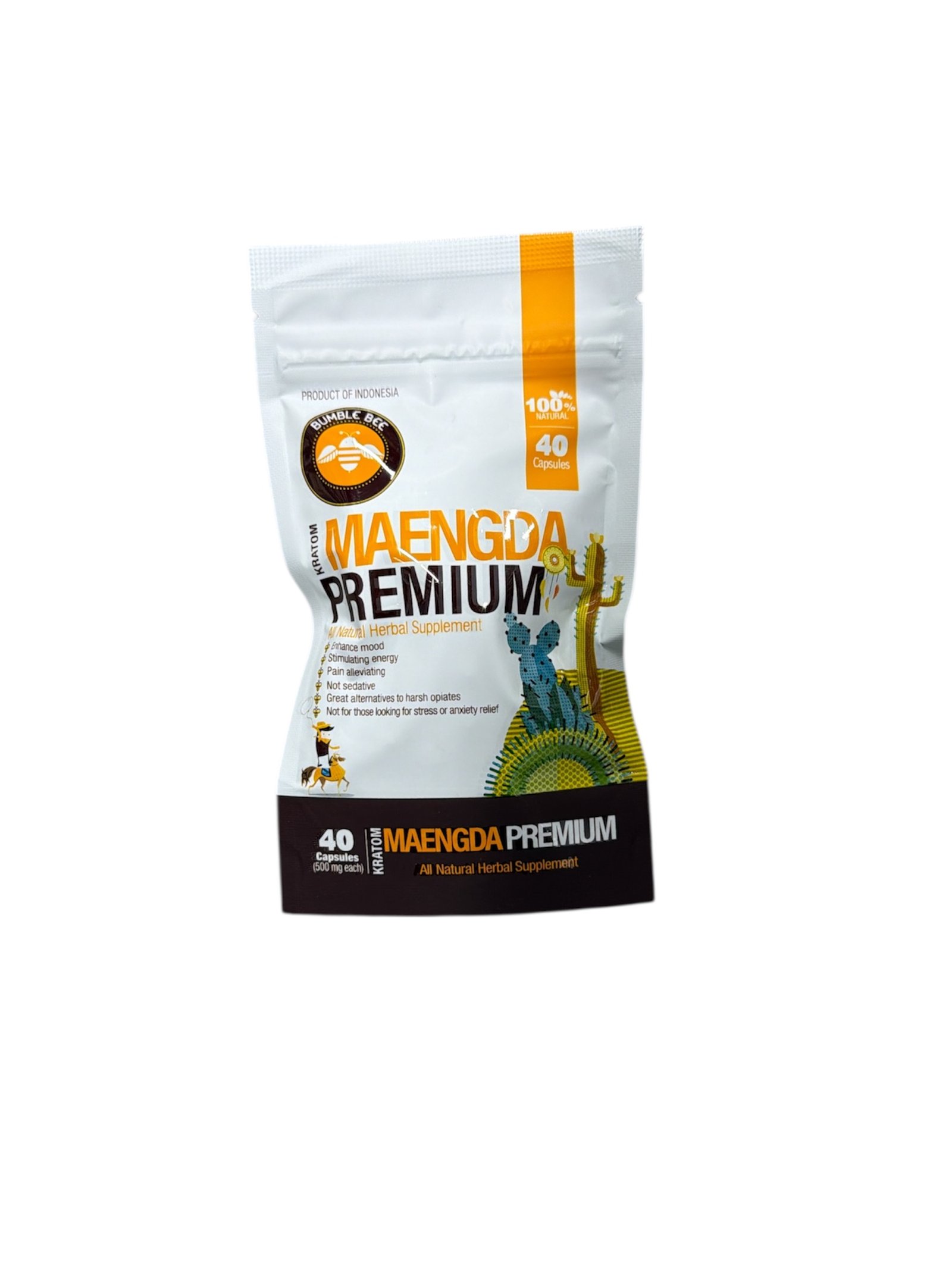 Bumble Bee Kratom Capsules Maengda Premium