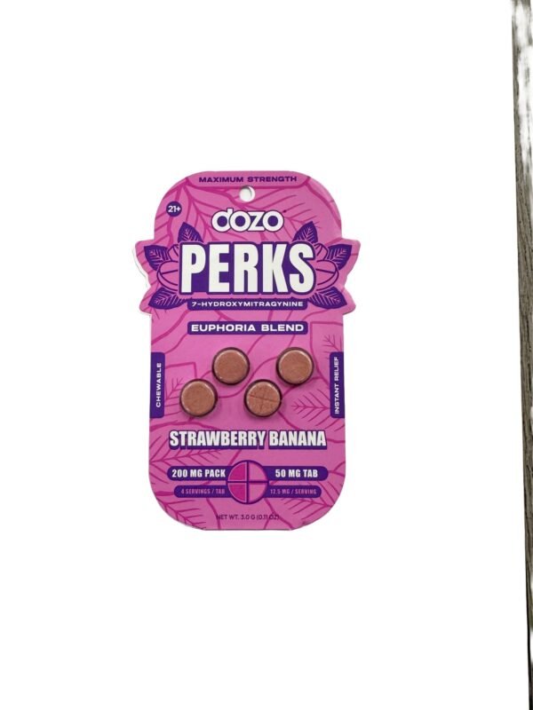 Dozo Perks 7-Hydroxymitragynine 50mg 4 Tablets Blister Pack - Image 10