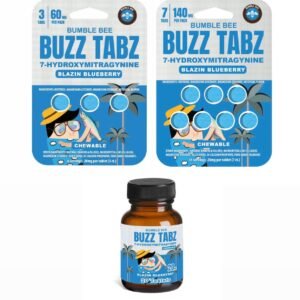 Bumblebee buzztabz 20mg blazin blueberry