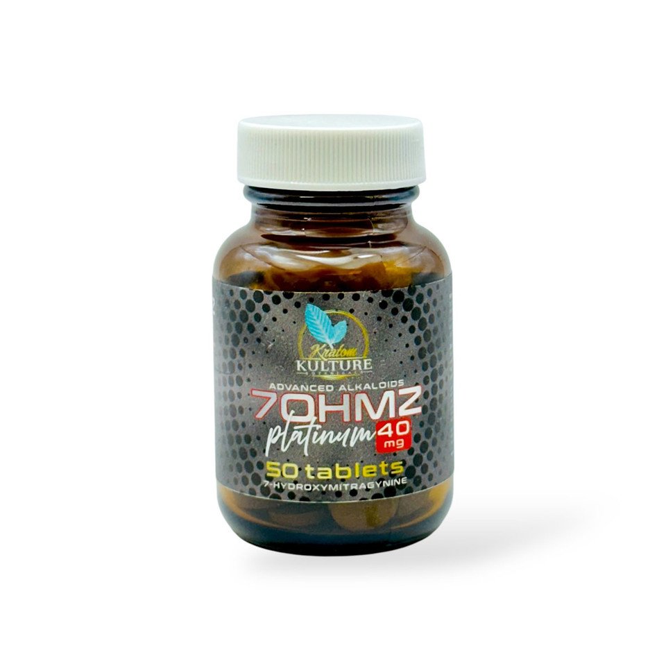 Kratom Kulture 7ohmz Platinum 40mg Tablets - 50ct