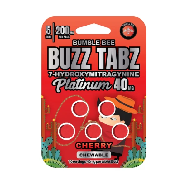 Bumblebee buzz tabz platinum 40mg cherry
