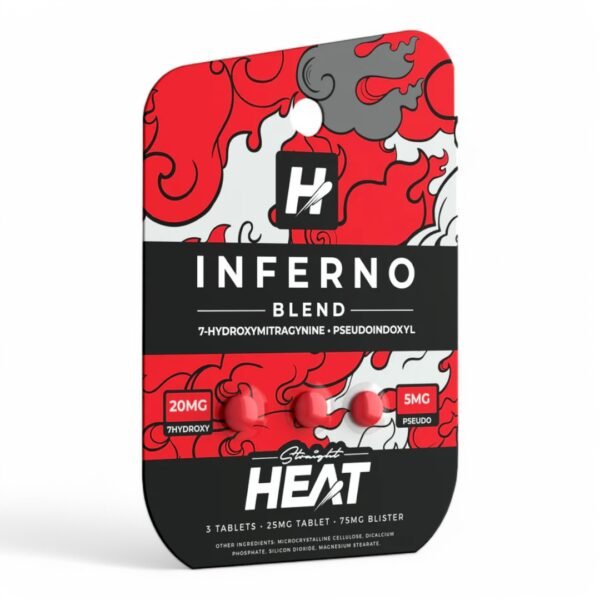 Straight Heat inferno blend 7oh 25mg