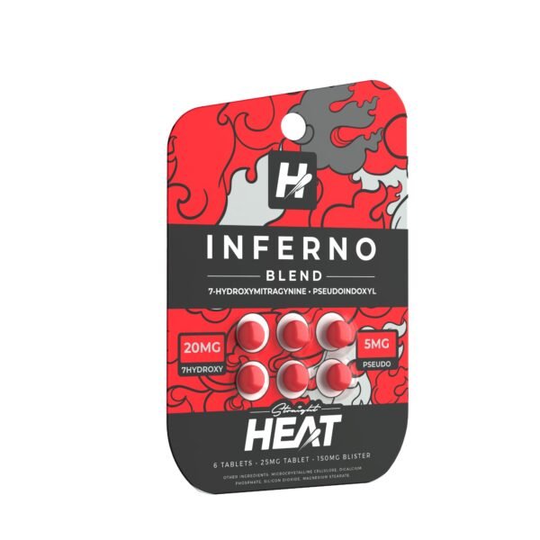Straight Heat inferno blend 7oh 25mg