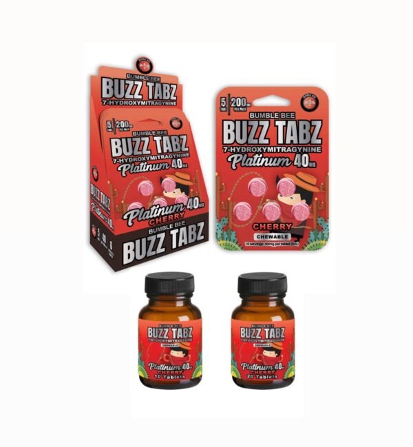 Bumblebee buzz tabz platinum 40mg cherry