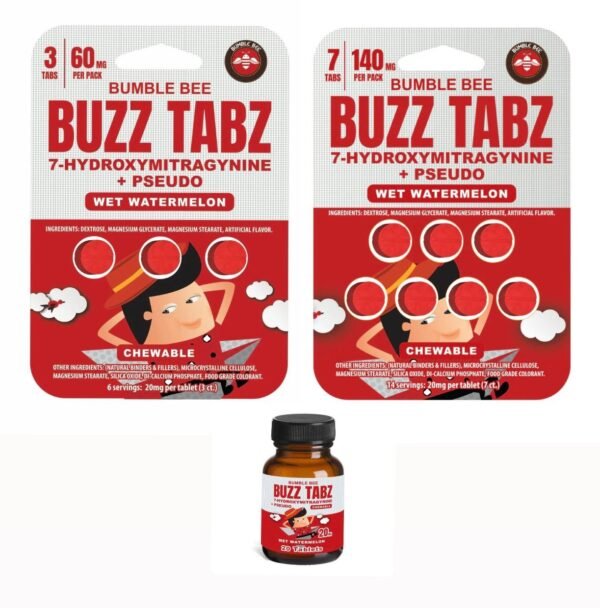 Bumblebee buzztabz 20mg wet watermelon