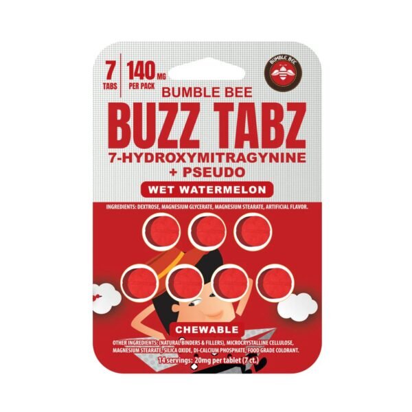 Bumblebee buzztabz 20mg wet watermelon