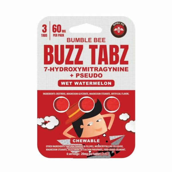 Bumblebee buzztabz 20mg wet watermelon