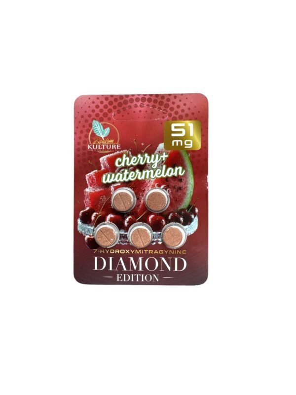Kratom kulture 51mg diamond edition cherry watermelon