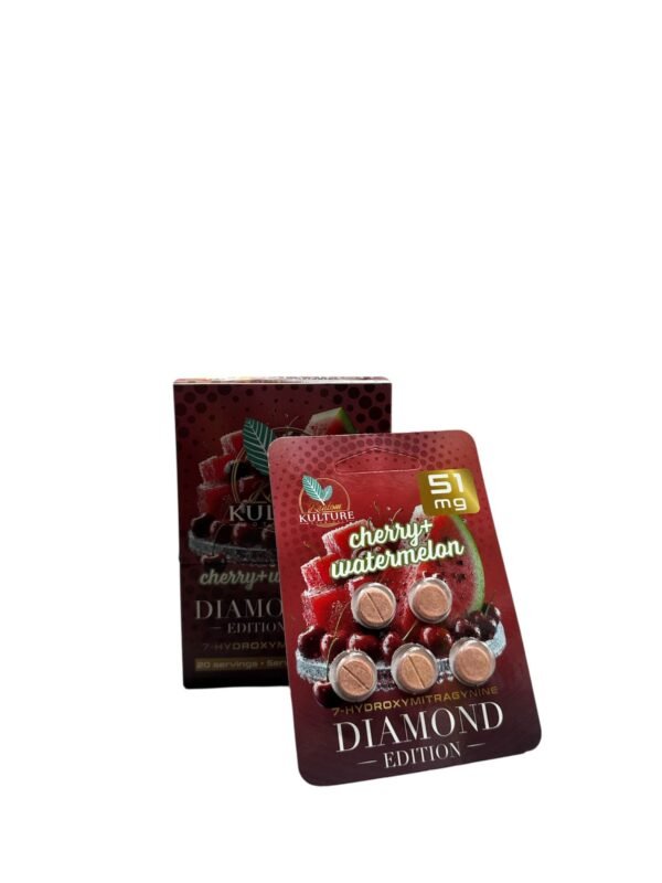 Kratom kulture 51mg diamond edition cherry watermelon